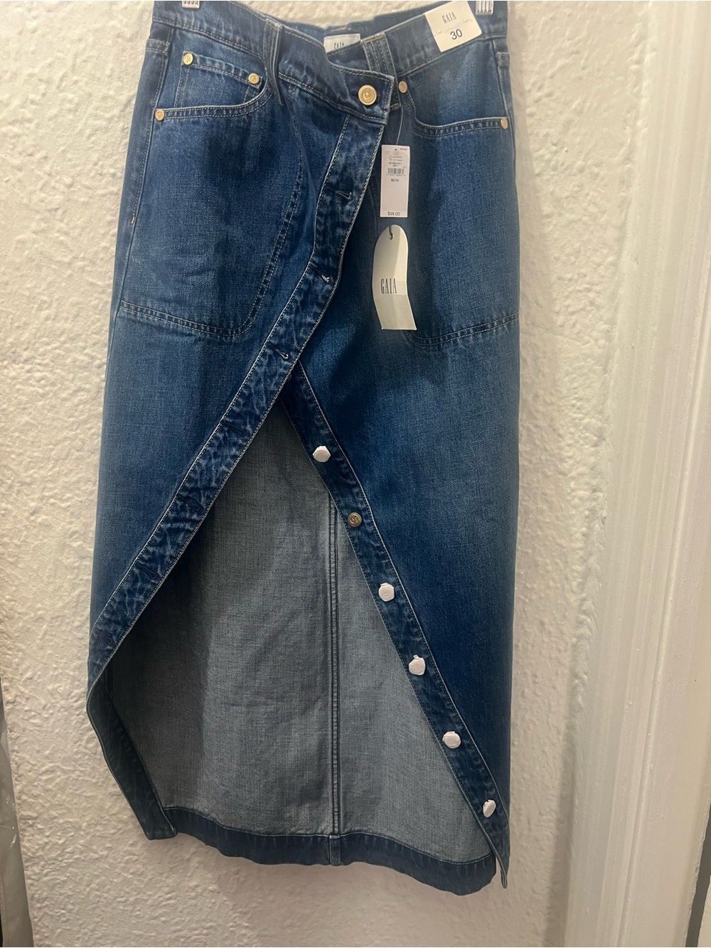 Cult Gaia x Gap Asymmetrical
Denim Maxi Skirt
